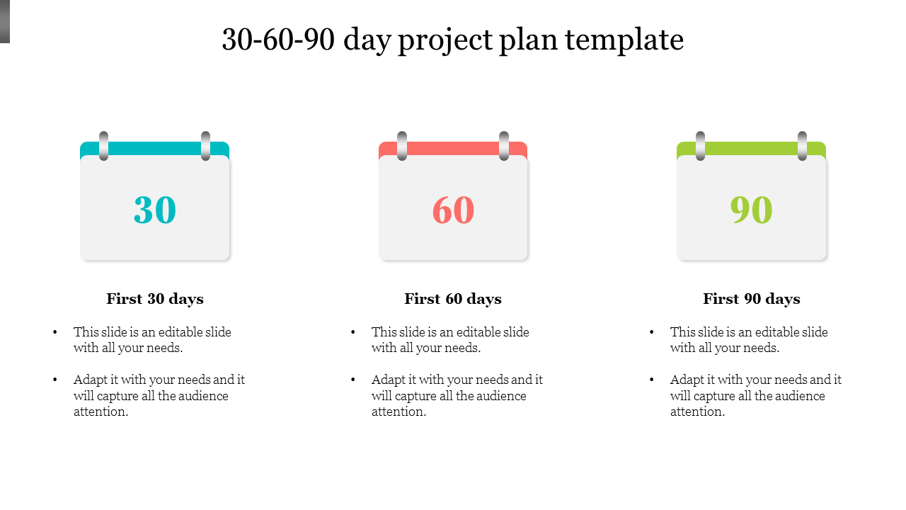 Best 30 60 90 Day Project Plan Template Designs